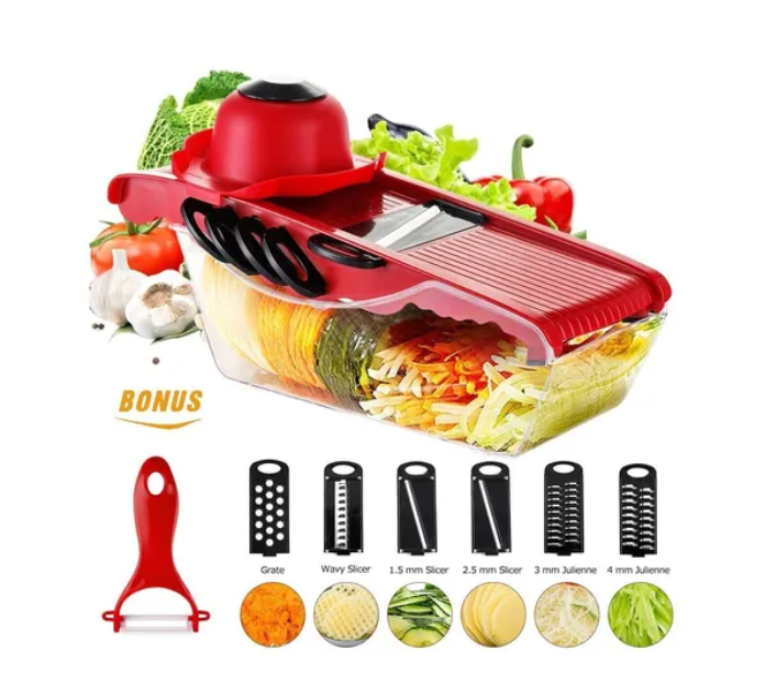 Miniatura 3 de Mandoline 6 En 1 Picador Rallador